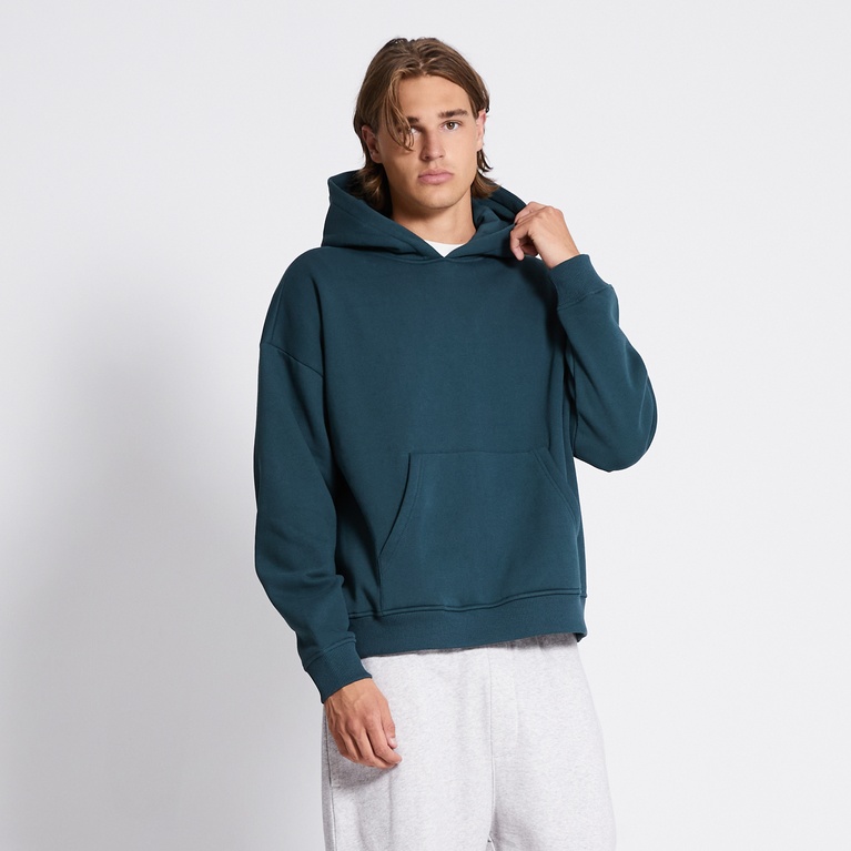 Boxy hoodie "Luka" Dark Green